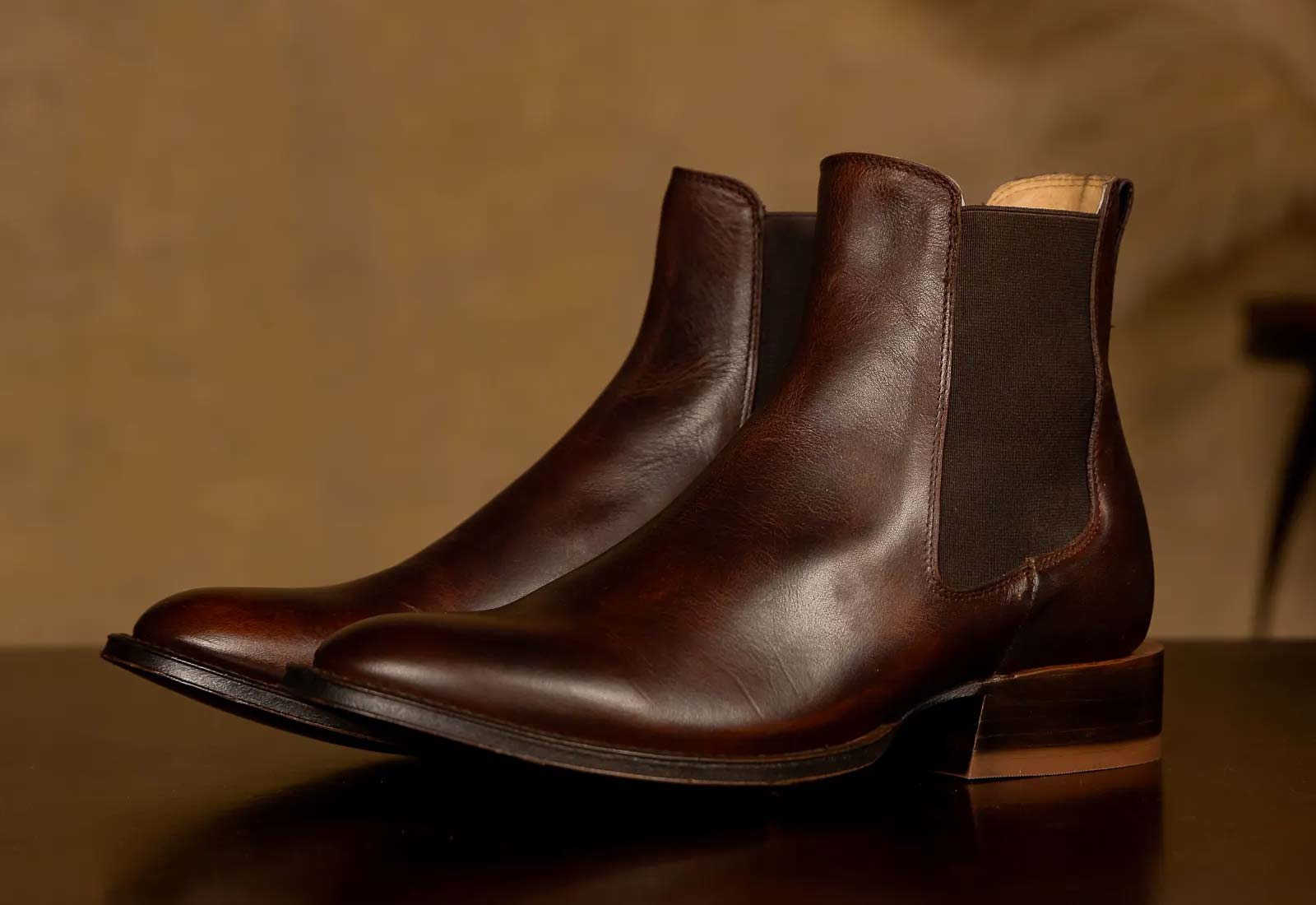 Houston 6" Western in Cognac Brown.