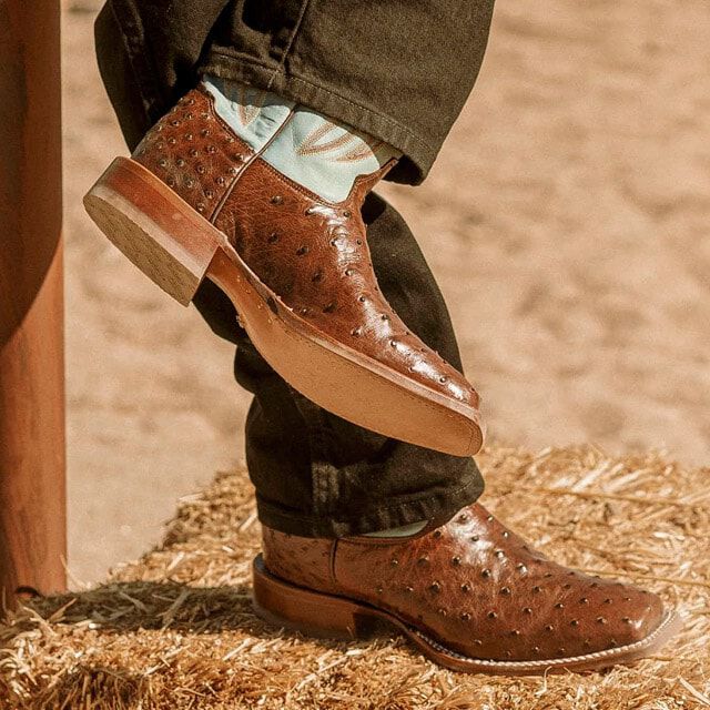 Amazon.com: Men Ankle Boot,Western Cowboy Style Belt Buckle Leather Dress  Short Boots Large Size Chelsea Boots Office Working Business Casual Shoes,Brown-41  : Everything Else
